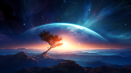 Admire our beautiful Earth from the vastness of space