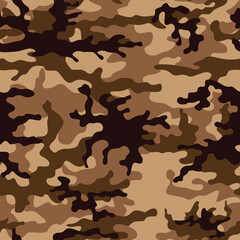
desert camouflage military pattern, army uniform texture, vector print.