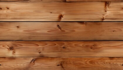 Fototapeta premium Warm-toned wooden planks texture, seamless wood background generative ai