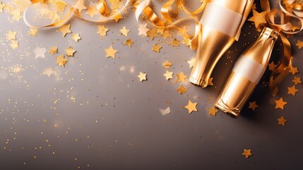 ai generative Anniversary, Happy New Year banner, template, copy space Pro Photo