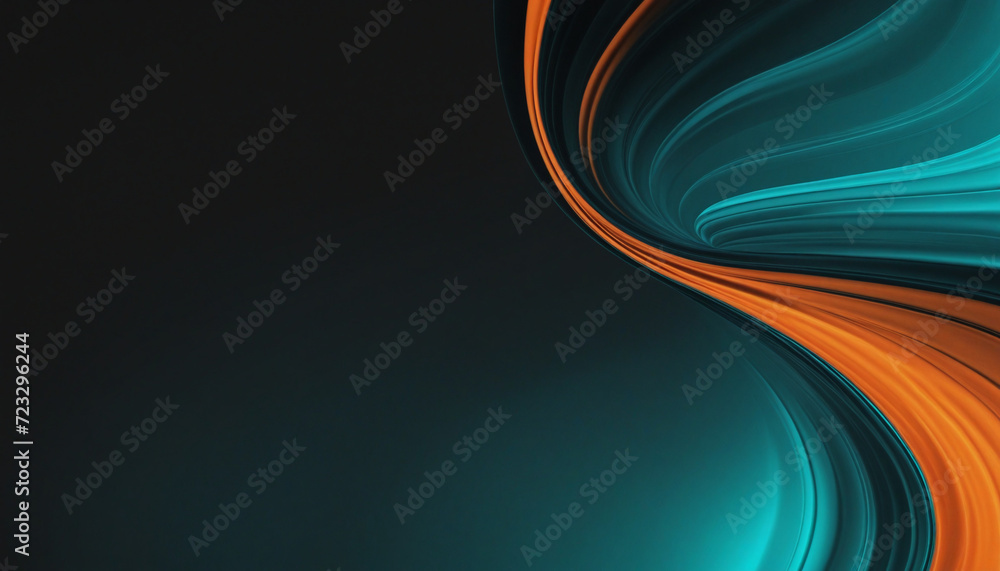Poster Vibrant Color Gradient Swirl Background with Textured Dark Elements