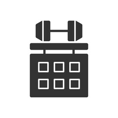 Gym Schedule Icon