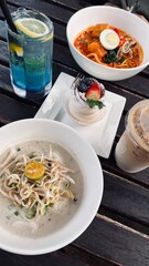 Lunch today laksam and mee kari!