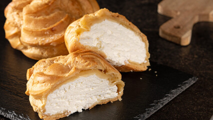 Authentic Latvian delicacy: Old Riga cottage cheese buns paired with tea
