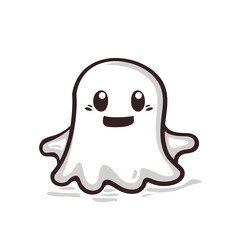 cartoon ghost - Halloween