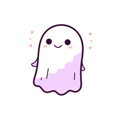 cartoon ghost - Halloween
