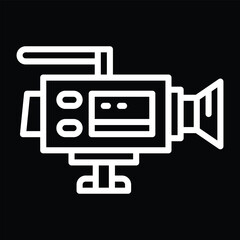 video camera icon for your website, mobile, presentation, and logo design.