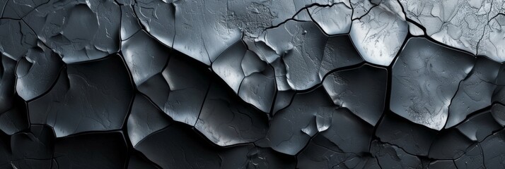 Fototapeta premium Abstract dark metal 3D background