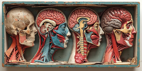 anatomy of the human brain (inaccurate ai)