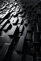 Obraz premium Abstract dark metal 3D background
