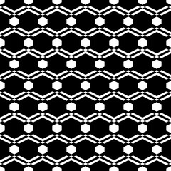 Fototapeta premium Seamless pattern. Rhombuses, parallelograms, chevrons, hexagons ornament. Ethnic wallpaper. Shapes background. Geometric backdrop. Folk motif. Digital paper, textile print, web design, abstract