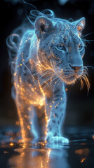 portrait of a leopard