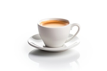 Isolated espresso cup in white