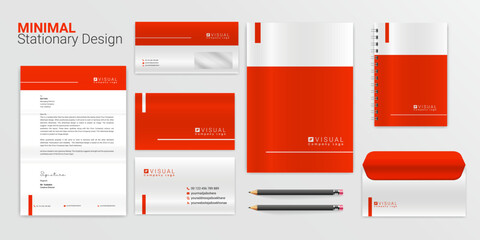 Design Agency Minimal Stationary Design Business Stationery Business Identity Layout 