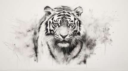 Tiger drawing