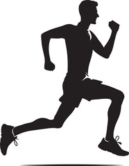 running man silhouette