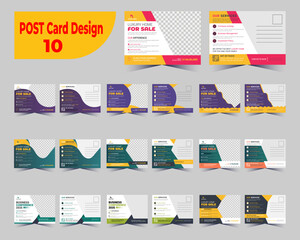 Corporate Professional Business Postcard Design template
