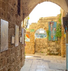 old city street, art