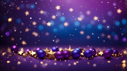 Obraz na płótnie Canvas purple christmas background