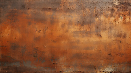 Rusty orange brown metal corten steel stone background texture banner panorama