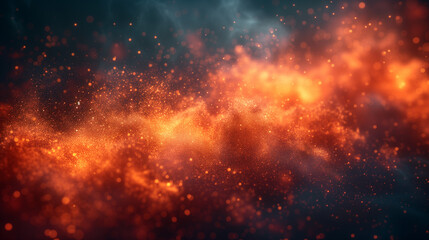 Fototapeta premium explosion of fire