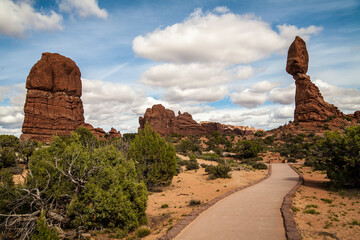 Park Narodowy Arches w stanie Utah - obrazy, fototapety, plakaty