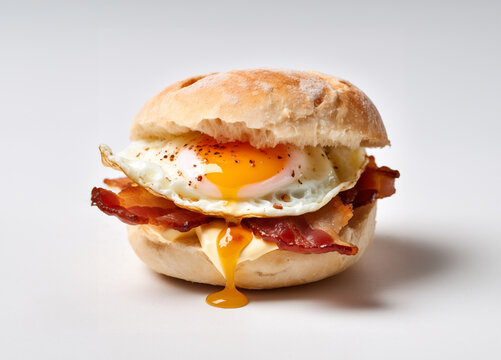 Bacon and egg sandwich