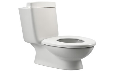 Toilet bowl. isolated on transparent background.