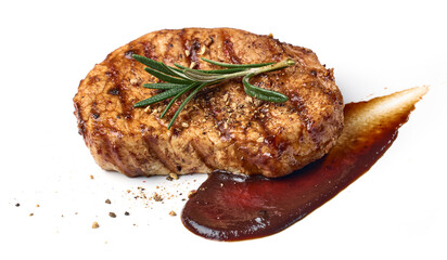 freshly grilled steak