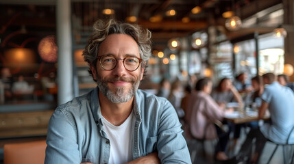 Fototapeta premium portrait of small business owner