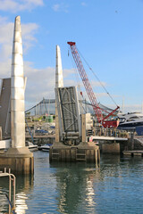 Obraz premium Bridge across Torquay Harbour, Devon