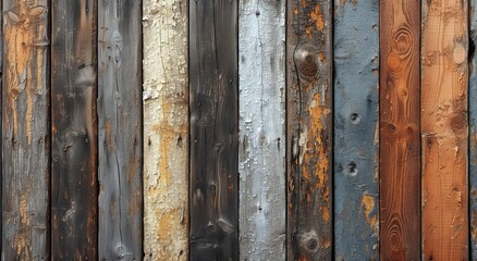 A weathered plank of wood, adorned with rusted nails, sits silently in the outdoor elements, hinting at a forgotten door and evoking a sense of abstract nostalgia