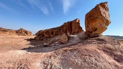 rocks in the desert, 