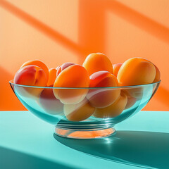 Bowl with apricot