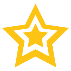 Yellow star vector