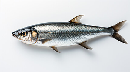 Naklejka premium fish on white background
