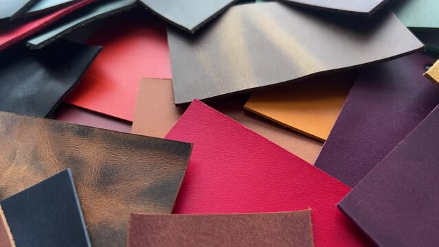 Pieces Of Miscellaneous Leather, Slider Shot