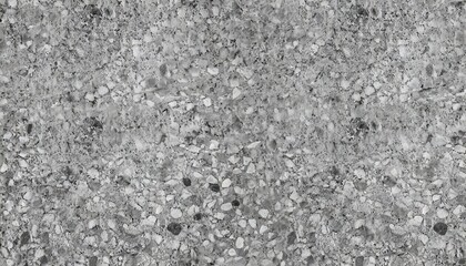 seamless terrazzo marbled texture surface of grey pebble stones cement floor grunge rough of granite stone background seamless pattern