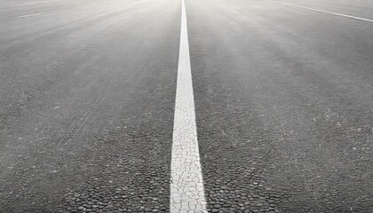 grey asphalt with white lines rough cement road surface cracked asphalt road background