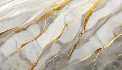 abstract grey white marble background with golden veins artificial stone texture modern wallpaper