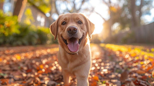 Herbstliche Gedanken eines jungen Labradors