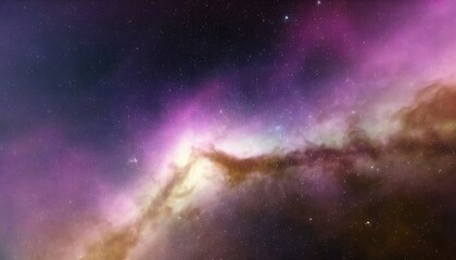 nebula in deep space with stars generative ai