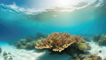 Fototapeta na wymiar coral reef cut out