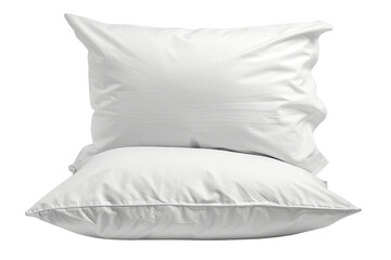 Two pillows isolated on transparent background PNG