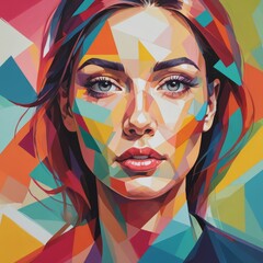 Abstract Vision: Geometric Portraiture