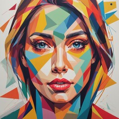 Abstract Vision: Geometric Portraiture