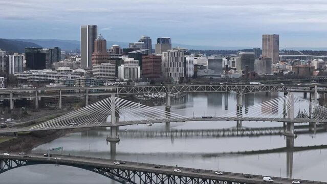 Downtown Portland Aerial Views