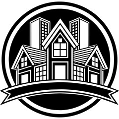 Fototapeta premium real estate logo 