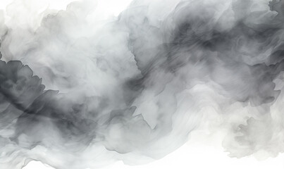 Delicate watercolor background in gray. Watercolor wallpaper. Smoke texture. Pastel colors. Ai generated