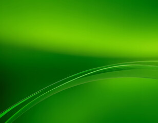 Green curve patterned background